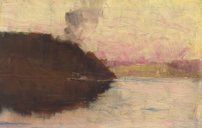 The Point, Sunset by Arthur Streeton